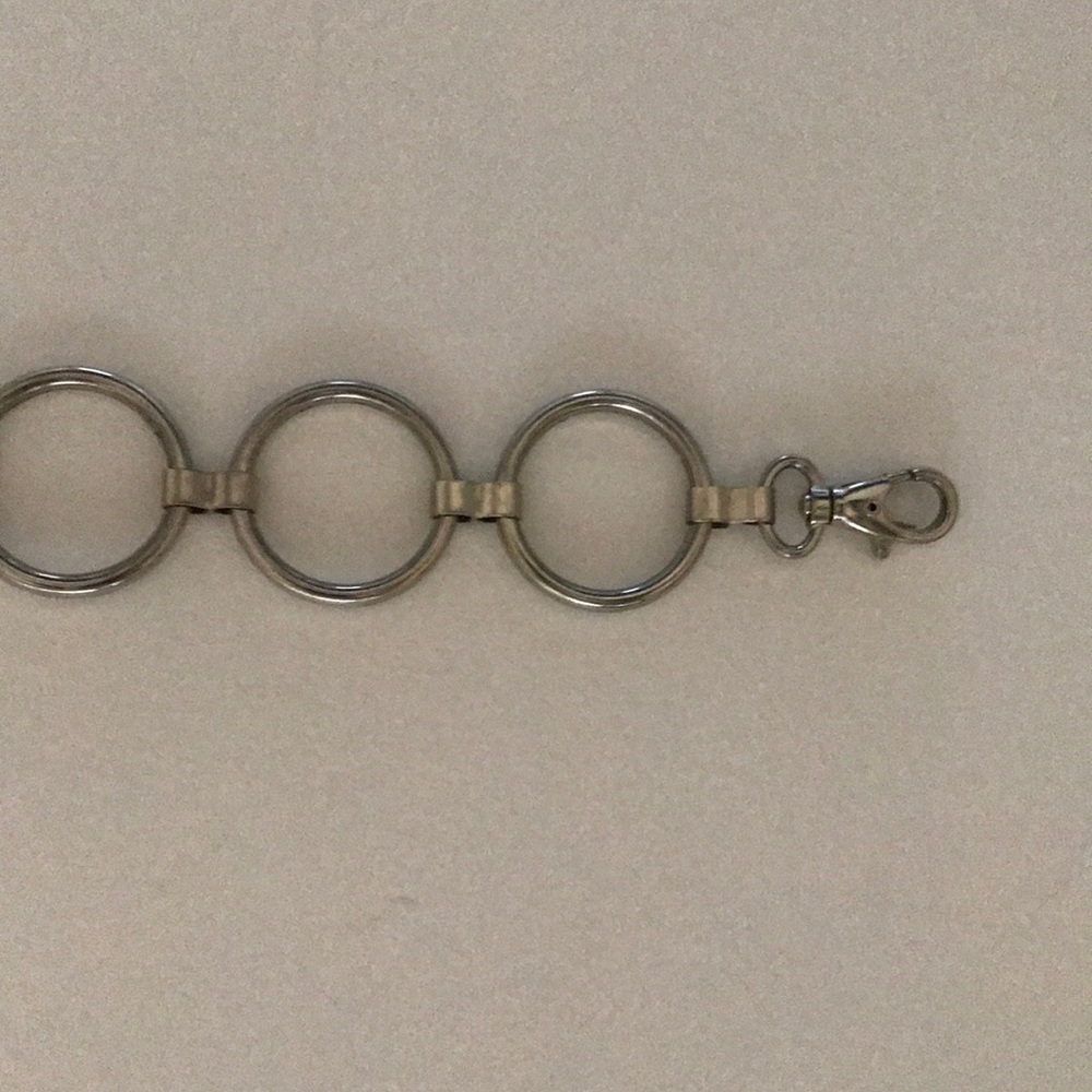 Promod Circle Hoops Metal Silver Belt